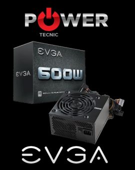 Fuente EVGA ATX 600Wats + 80 Plus