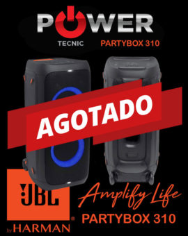 PARLANTE JBL PARTYBOX 310 BLACK  BLUETOOTH 5.1 ( BATERIA 18 HORAS)