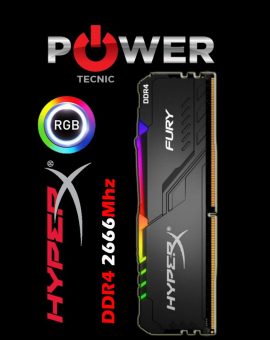 MEMORIAS DDR4 - KINGSTON FURY RGB - 8GB - 2666Mhz - CL15