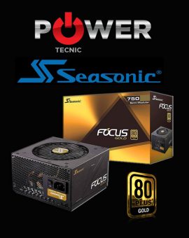 FUENTE SEASONIC - FOCUS - GM-750W - 80PLUS + GOLD - SEMI MODULAR