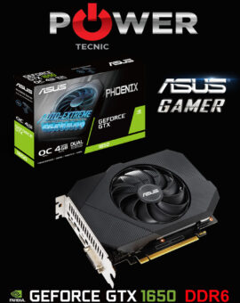 ASUS NVIDIA GEFORCE GTX 1650 PHOENIX - OC - Boost Clock - DDR6   "TECNOLOGIA NVIDIA TURING" MAS POTENTE QUE SUPER