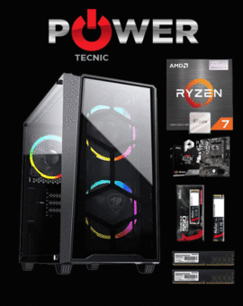 COMPUTADORA GAMING – AMD – RYZEN 7 – 5700G – 16Gb DDR4 – 3200Mhz – SSD SOLIDO M.2 – 2500Mbps