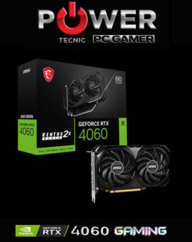 MSI -NVIDIA – GeForce – RTX – 4060 – 8Gb DDR6 – OC – PCI-e 4.0 - GAMING